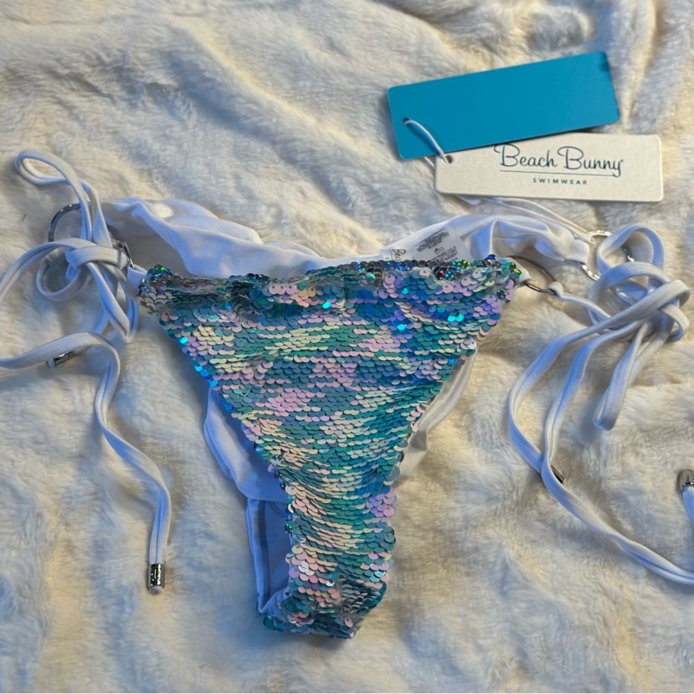 Beach bunny siren song sequin bikini bottom